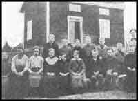 Skolan i Mon 1916